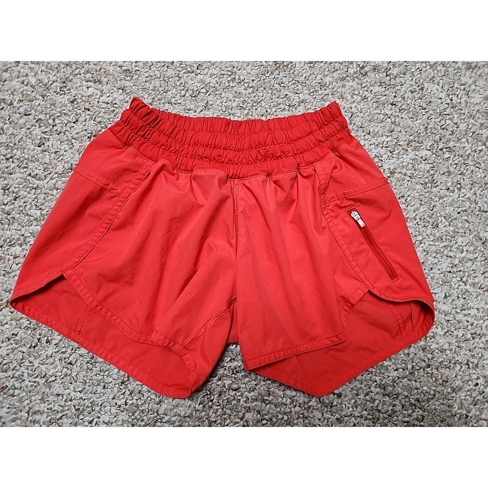 Red Women's Athletic Shorts